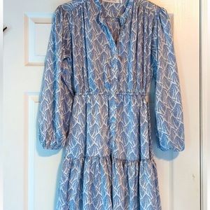 Bishop & Young Blue Floral Dress